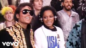 Michael attends the American Music Awards after We Are the World wins