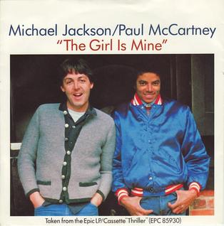 The Girl Is Mine — Single Sleeve