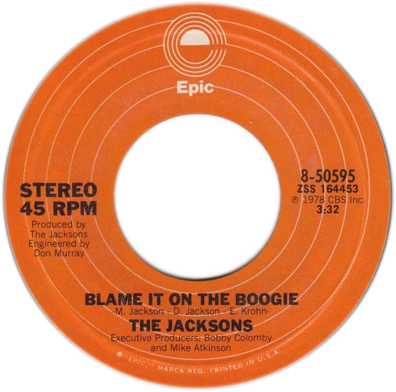Blame It on the Boogie
