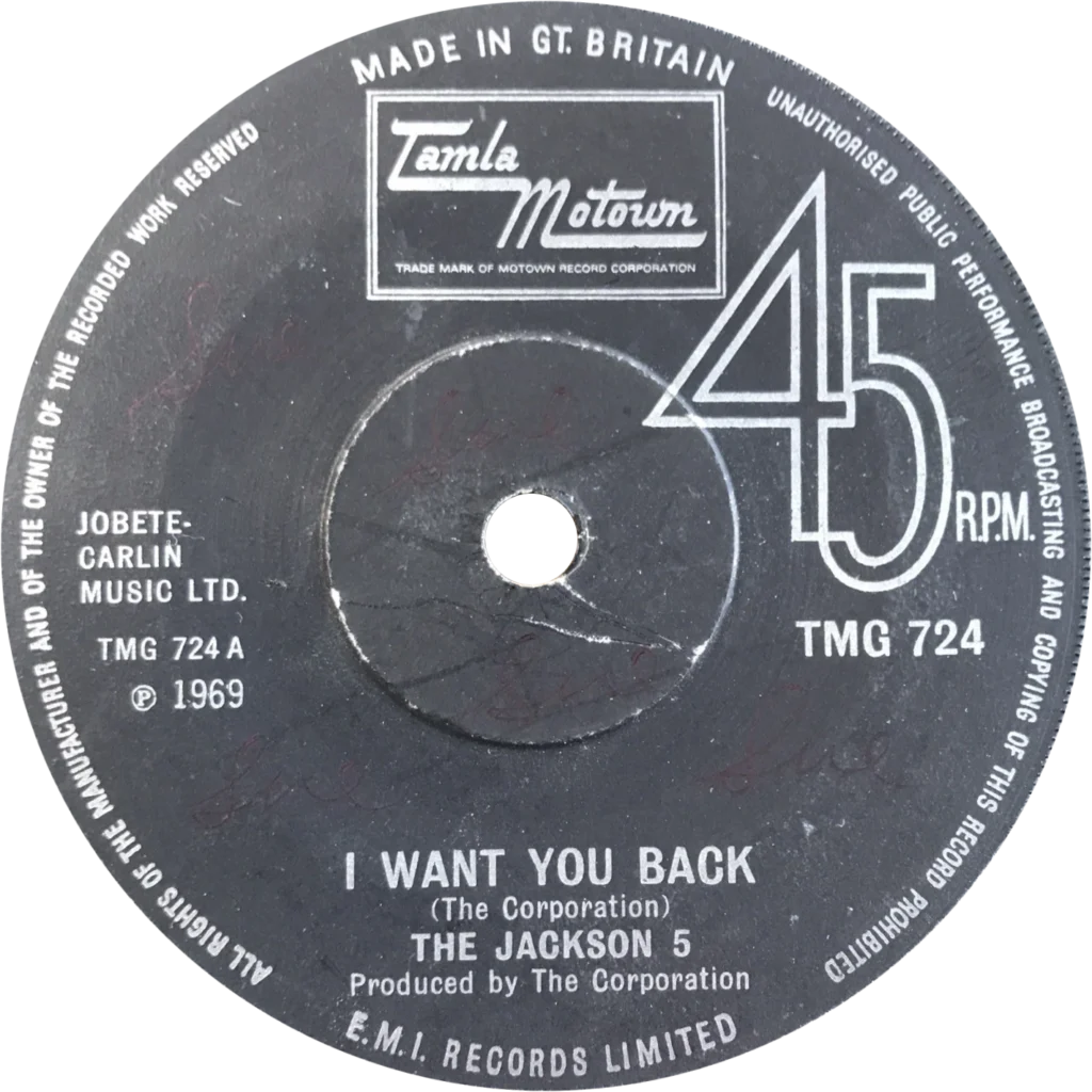 All four Jackson 5 singles in Billboard’s Top 20 best-selling singles of the year